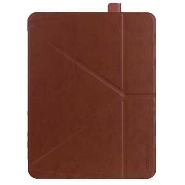 MONOCOZZI 透明背板皮革保護套  iPad 10.2 9th  焦糖棕  1個