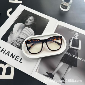 復古黑框貓眼TR90素顏神器鏡框歐美法式辣妹方圓臉顯瘦近視眼鏡女