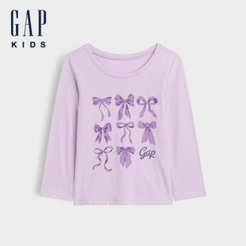 【GAP】babyGap圖案T恤-薰衣草紫(907198)