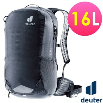 【Deuter】Race 輕便自行車背包16L.雙肩後背包_3204223 黑