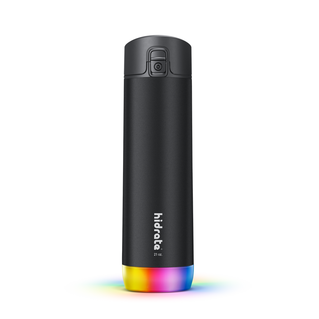 HidrateSpark PRO STEEL - 21 oz.（620ml）Smart Water Bottle +