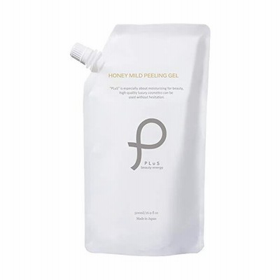 プリュ Plus 顔 全身用 ハニーマイルド ピーリングジェル 500ml パウチタイプ ゴマージュ 角質ケア ハチミツ配合 日本製 通販 Lineポイント最大get Lineショッピング