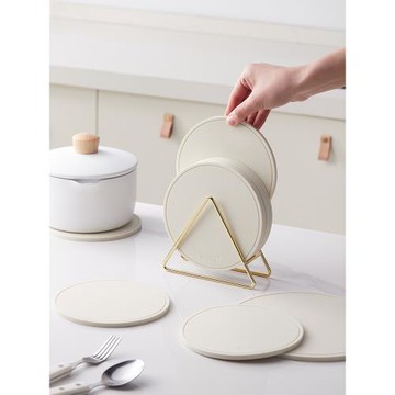 日本精工隔熱墊餐桌防燙桌墊耐高溫鍋墊家用圓形墊子硅膠碗盤餐