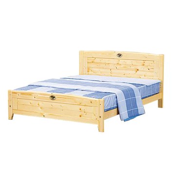 【唯熙傢俱】奈森松木5尺雙人床