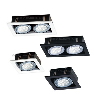 AR111 舞光有邊框方形盒燈(光源另計) H04-DL-31018W-WR、DL-31018-BK、DL-31019W-WR、DL-31019-BK