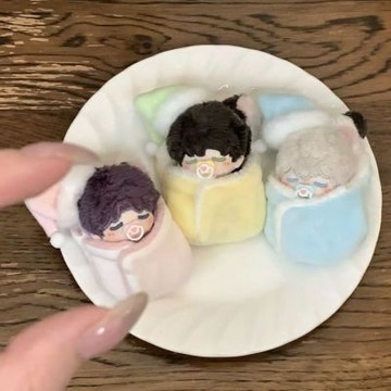 台灣出貨 5cm深空棉花娃娃娃衣繈褓換裝娃衣繈褓睡袋