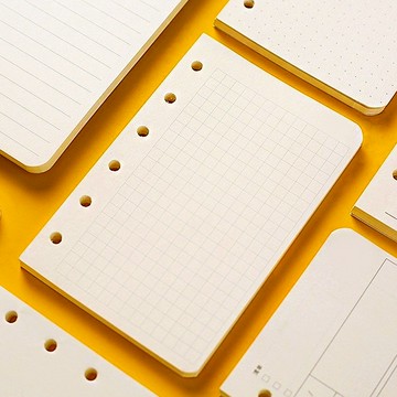 活頁紙 45張入 替換指 筆記本 手賬內頁 筆記本內頁 內頁紙 文具 文具用品 SY0066