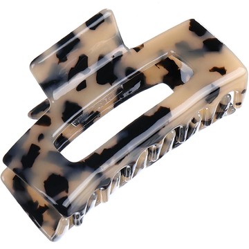 soosda 醋酸纖維 法蘭索瓦 方形大理石紋盤髮鯊魚夾 4170  克麗奧佩脫拉款 多色