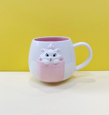 【震撼精品百貨】The Aristocats Marie 迪士尼瑪莉貓~瑪莉貓造型陶瓷馬克杯#24670