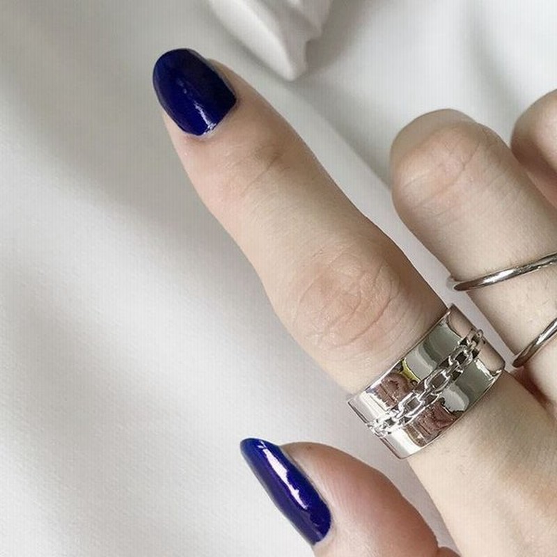 指輪 リング レディース アクセサリー シルバー925 ワイド 幅広 チェーン 大ぶり おしゃれ カジュアル かっこいい クール ギフト プレゼント 通販 Lineポイント最大0 5 Get Lineショッピング