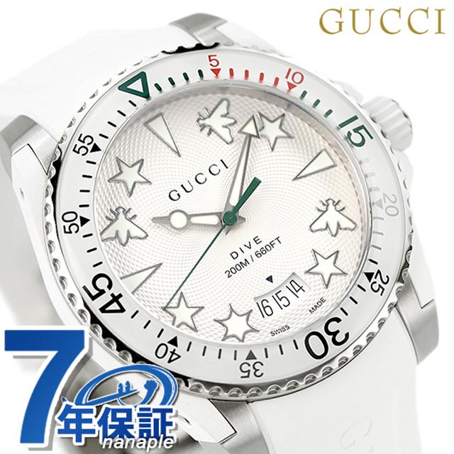 グッチ 時計 メンズ ダイヴ 40mm スイス製 クオーツ 腕時計