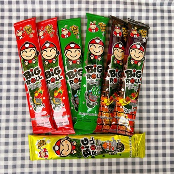【台灣現貨 24H出貨】泰國小老闆 小老板海苔捲 海苔卷 12入/包～原味/辣味/魷魚/BBQ 海苔酥 泰國零食
