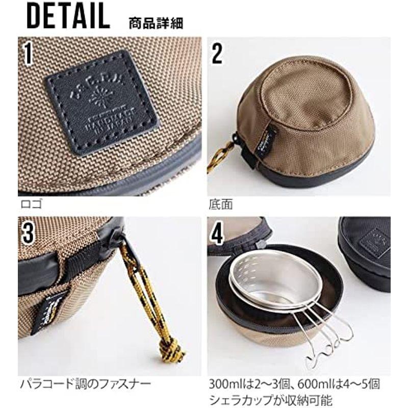 C EQUIPEMENT シェラカップCASE 600ml カーキ CEV1944