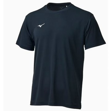 MIZUNO 美津濃 短袖上衣 男 訓練 慢跑 吸濕排汗 霧藍 32TAC10109