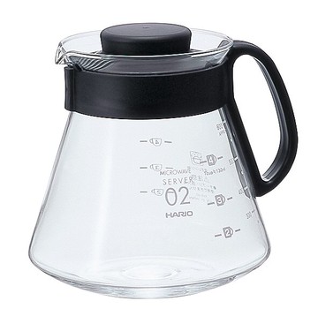 HARIO XVD-60B 黑色微波耐熱咖啡壺/600ml