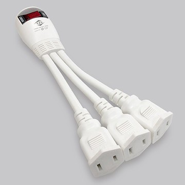 威電 過載斷電1開3座電源線組 CK2131 過載斷電1開2座電源線組 CK2121 分接線 魷魚絲延長線 15A