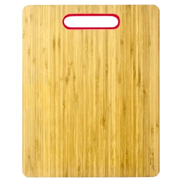 Architec 樂高竹木砧板 28cmx35.5cmx2cm 天然竹木 TPE高塑性彈性體  大  繽紛紅  1個