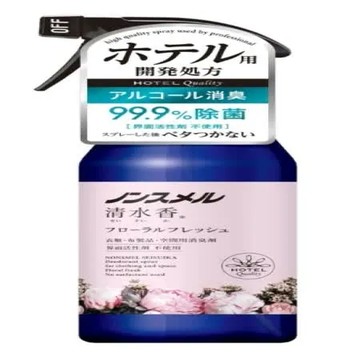日本 白元 噴霧式除臭除菌清水香 400ml (清新花香)