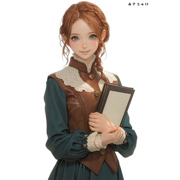 【9 月新品】07-142-0034 人物貼紙 幻想復古浪漫喫茶