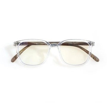 Wellington Frame 成人 威靈頓框型 濾藍光眼鏡 - 木系列 松木 : Pine