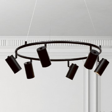 唯意6 吊燈（黑） N03-57-14A