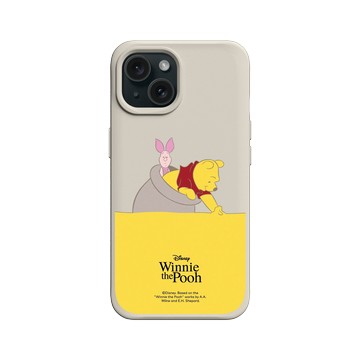 iPhone 15 SolidX 貝殼灰 - 迪士尼-小熊維尼 Disney Winnie The Pooh - 蜂蜜冒險