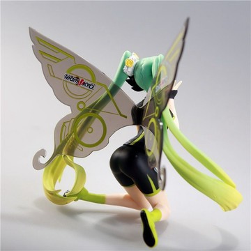 手辦✨ 手辦擺件 初音未來手辦miku蝴蝶美少女跪姿動漫二次元機箱車載擺件模型禮物