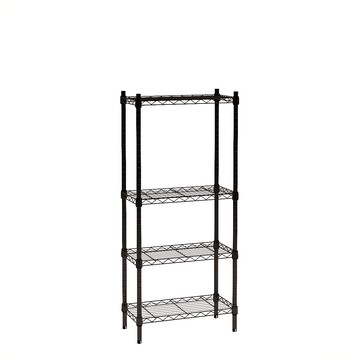 【客尊屋】小資型《粗管徑》 30X60X135Hcm 黑武士四層架