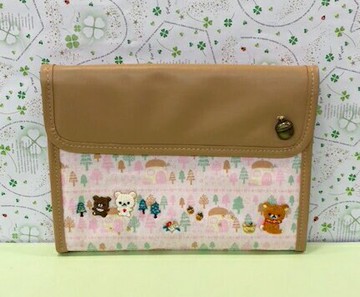 【震撼精品百貨】Rilakkuma San-X 拉拉熊懶懶熊 多功能收納夾 友情粉色#67079 震撼日式精品百貨