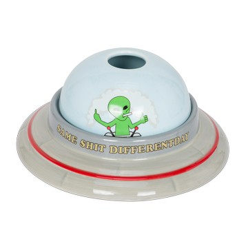 UFO CERAMIC ASHTRAY (MULTI)