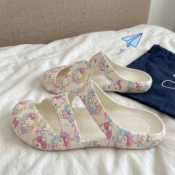 新品✨防滑洞洞鞋 厚底懶人鞋 男女同款 透氣豆豆鞋 防水涼鞋 足弓拖鞋 軟底涼拖鞋女夏季居家外穿防滑百搭洋氣戶外沙灘包頭
