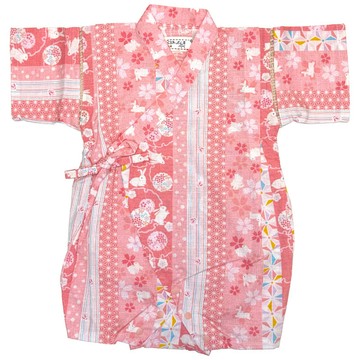 akachan honpo - 甚平包屁衣-粉紅色