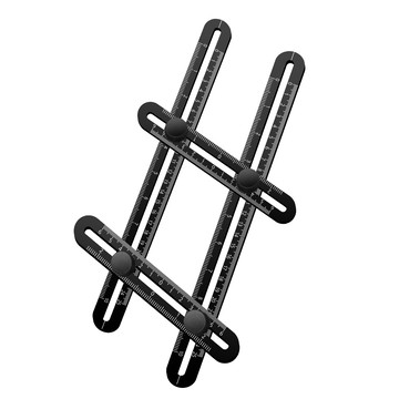 其它檢測/測量工具 185-FFRB 多功能折疊尺 角尺 模板尺 不規則折疊尺 滑動塑膠尺 萬用角度尺 四邊活動尺 任意角度畫線尺 萬能畫線器 任意角度畫線尺 四邊折尺塑膠尺 四邊折尺 角尺 木工尺 萬用角度尺