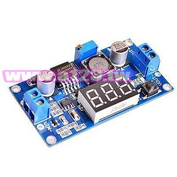 DC-DC 降壓模組 電源模組 最大3A電流 輸出可調DC1.25V~35V 帶顯示表 B0311