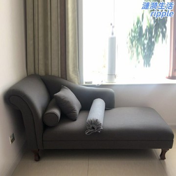 【小戶型福音】貴妃榻 沙發 躺椅 休閒椅 單人沙發 陽臺椅 布藝可拆洗 美式簡約設計 臥室陽臺客廳 多功能休憩