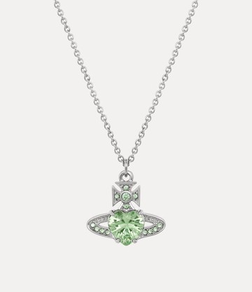 Vivienne Westwood Ariella Pendant Necklace Platinum-light-green-cz-chrysolite-crystal Platinum-light-green-cz-chrysolite-crystal Women
