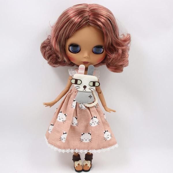 ブライス人形カスタムbl12532 3227レッドミックスブロンドヘア1 bjd