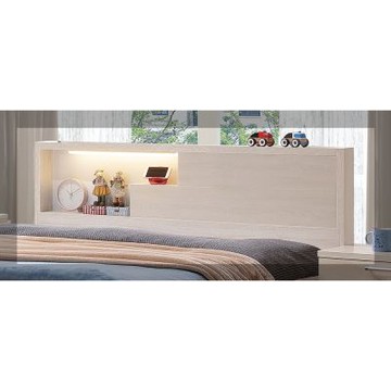 唯熙傢俱-白辰鋼刷白5尺床頭片