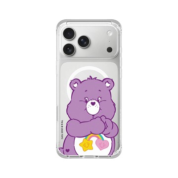 iPhone 17 Pro Max ClearX (MagSafe 兼容) 晶透白 - Care Bears - Best Friend Bear