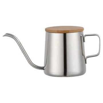 不鏽鋼手沖壺 250ml (銀色) 304不鏽鋼  壺身 + 壺蓋  1個