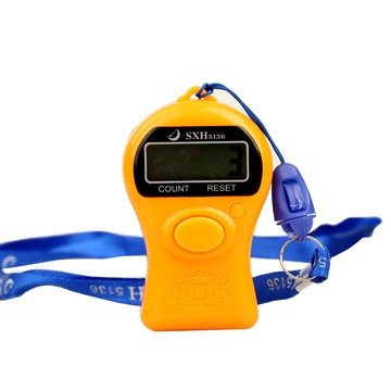 聚緣閣念經計數器掛件念佛戒指型LED燈夜光手指計數器佛教用品