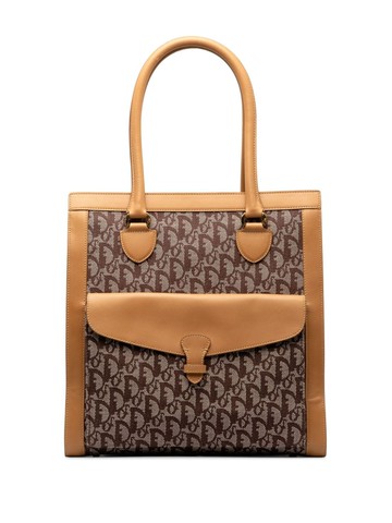 Christian Dior Pre-Owned - 2002 Diorissimo Pocket tote bag - women - Canvas - One Size - Brown