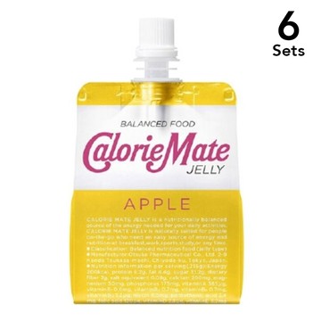 【6入組】CalorieMate 果凍蘋果口味 215g
