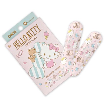 台歐三麗鷗 ok繃-kitty-20入/盒*4-摩達客推薦 eut231737401