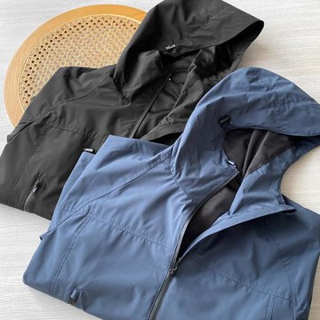 日單牛貨！春季新款全天候防風防水連帽機能沖鋒衣夾克外套17904