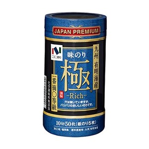 ニコニコのり 味極RICH 卓上 10切50枚 ×5個