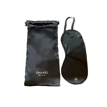 【CHANEL 香奈兒】集卡禮絲質眼罩