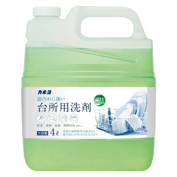 Kaneyo 中性洗碗精 萊姆香  1個  4L