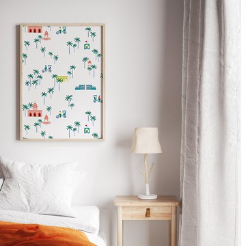 連續 • 南洋風情 - 居家掛畫/沙發掛畫/玄關掛畫/居家佈置/繽紛