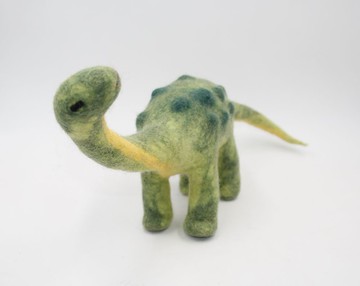羊毛氈恐龍 動物玩偶 手工家居裝飾品 藝術品收藏品 兒童陪伴玩具